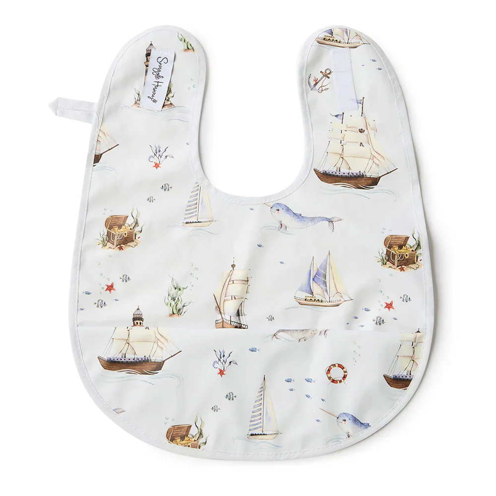 Snuggle Hunny Kids - Waterproof Snuggle Bib | Set Sail
