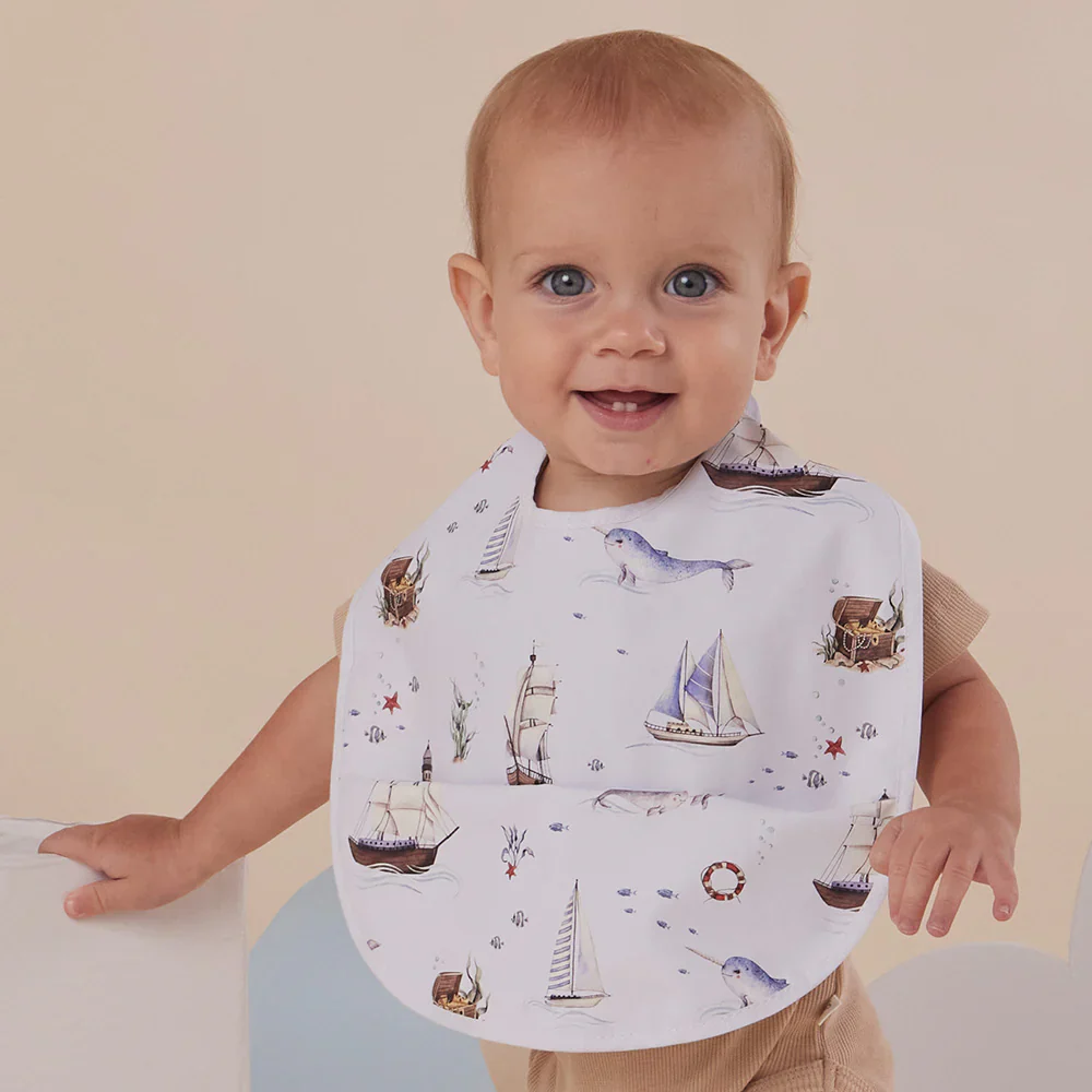 Snuggle Hunny Kids - Waterproof Snuggle Bib | Set Sail - Image 2