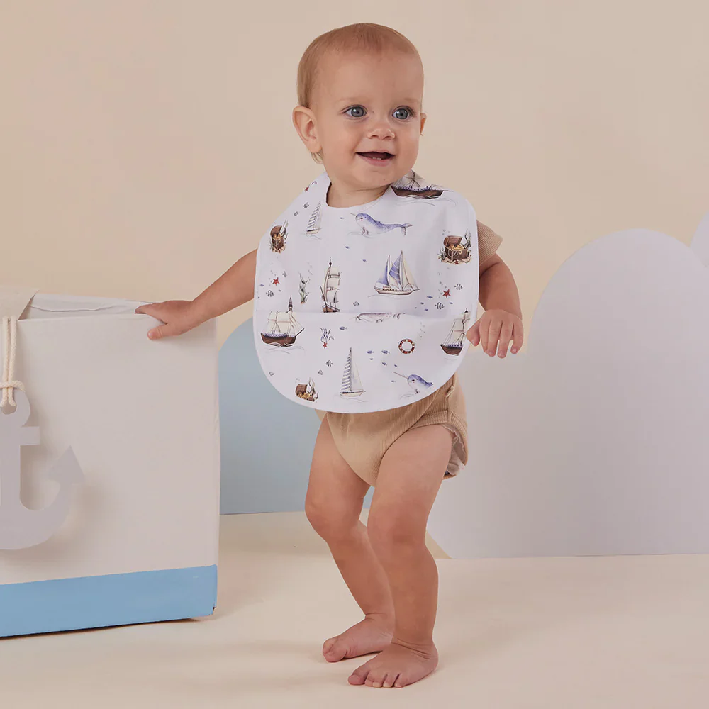 Snuggle Hunny Kids - Waterproof Snuggle Bib | Set Sail - Image 3