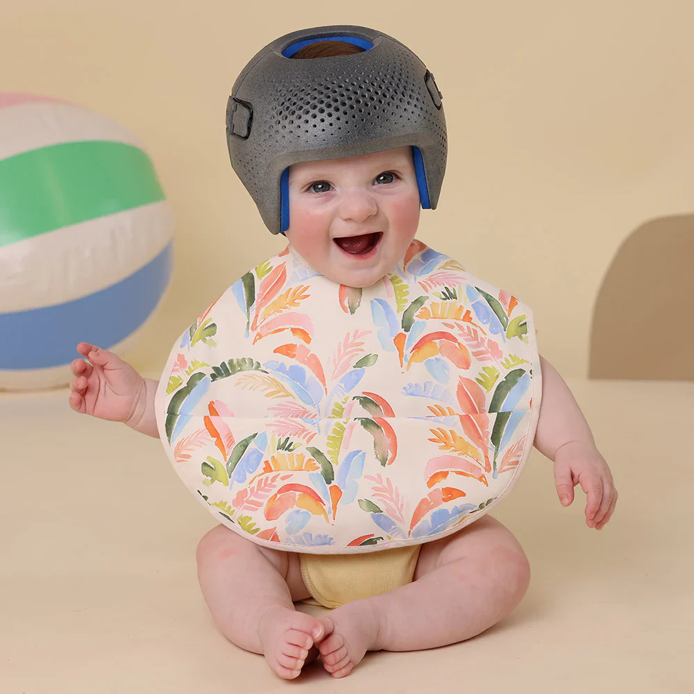 Snuggle Hunny Kids - Waterproof Snuggle Bib | Summer Palm - Image 2