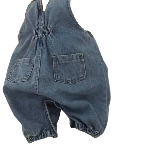 Denim Bubble Romper - Image 3