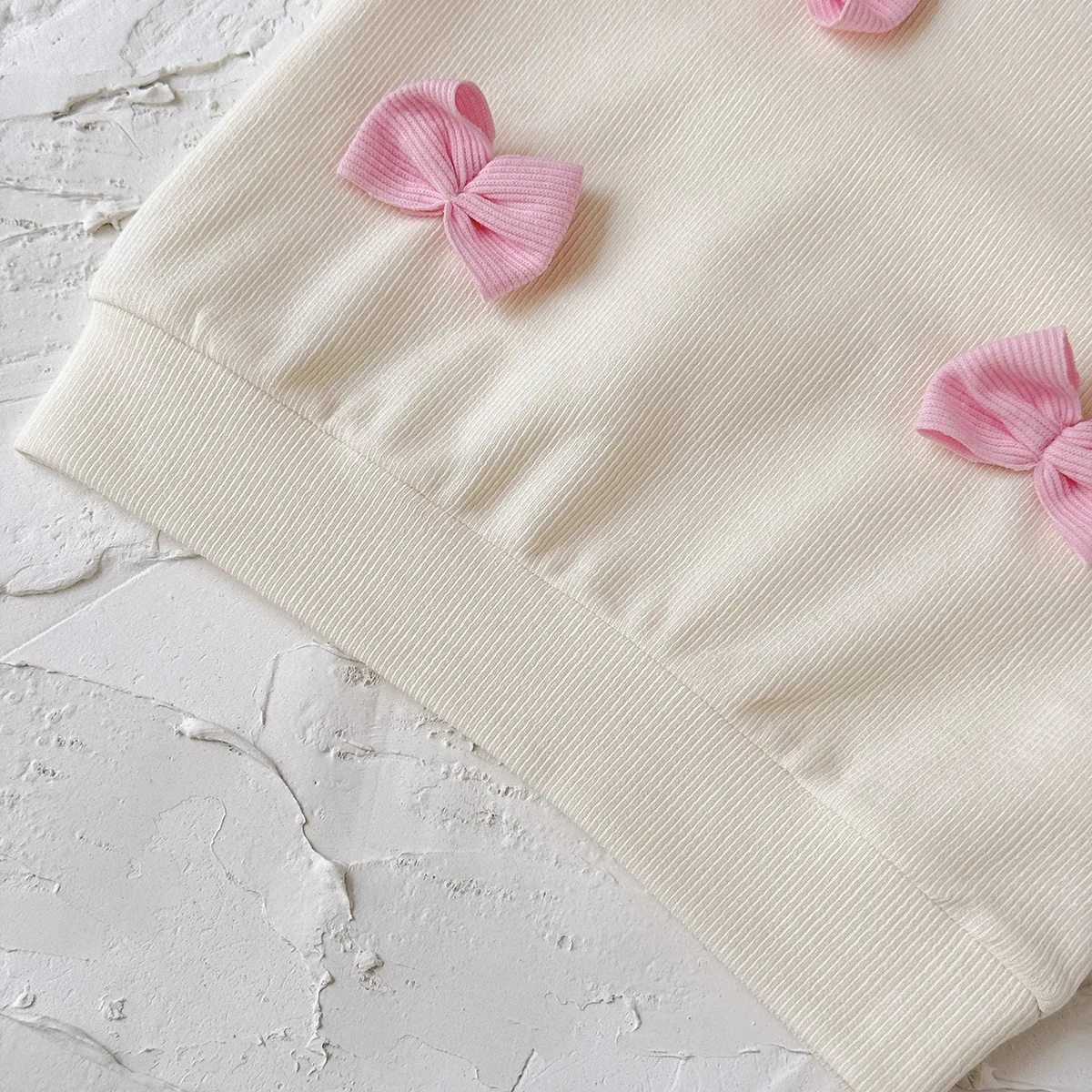 Pink Bows Jumper & Matching Flares Set - Image 4