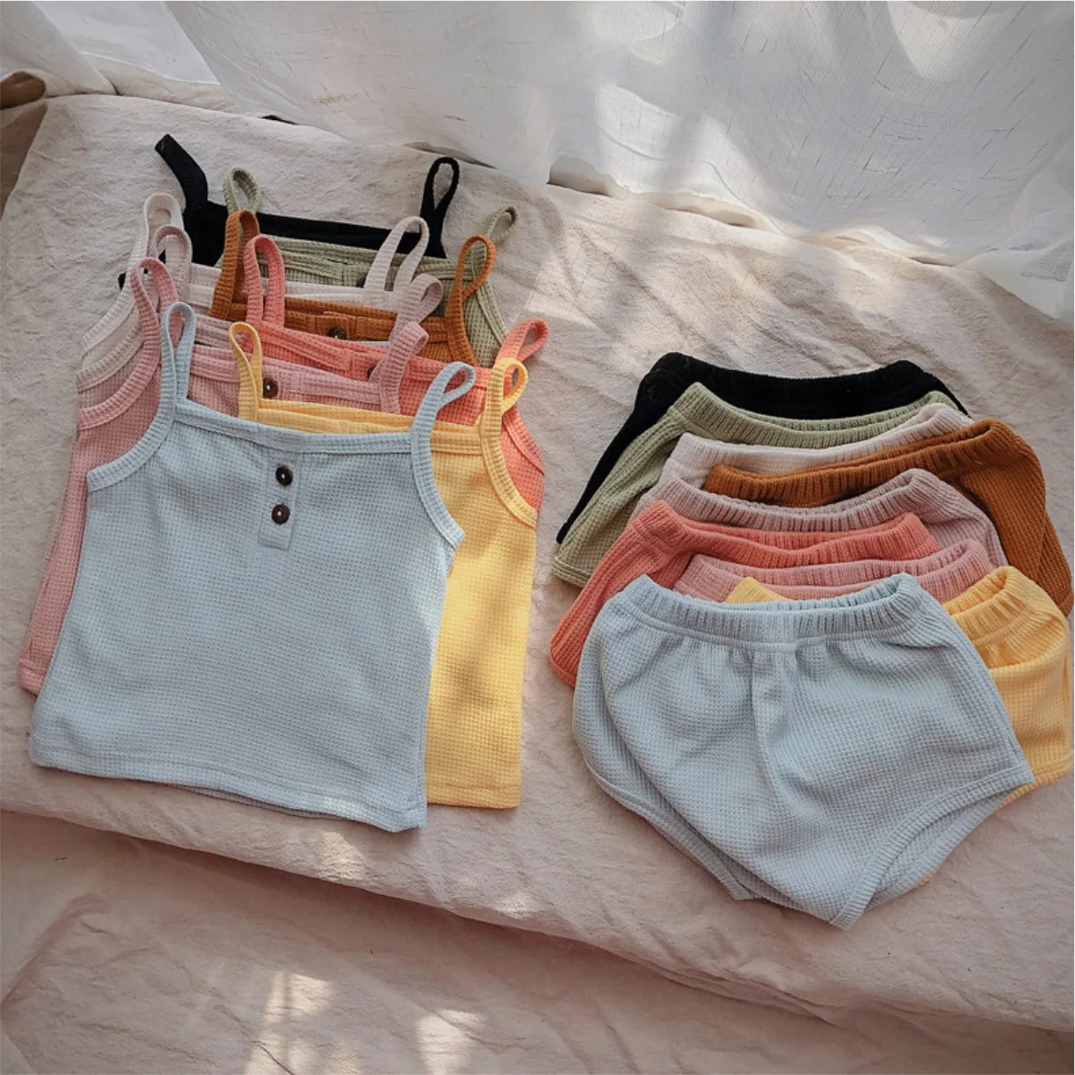 Summer Spaghetti Strap Sets | Various Colours - Image 2