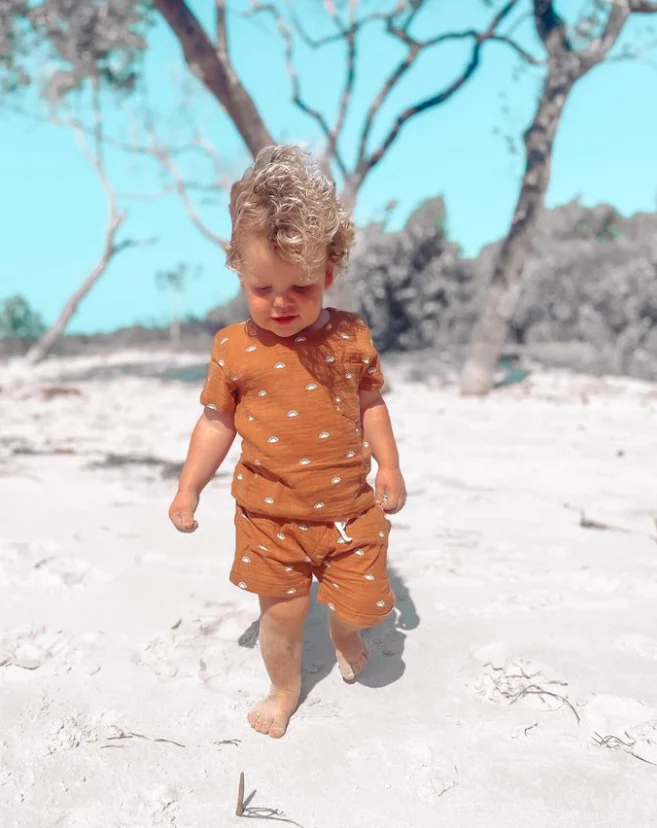 Sun Muslin Set | Brown - Image 2