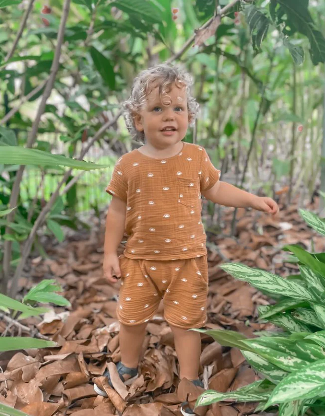Sun Muslin Set | Brown - Image 3