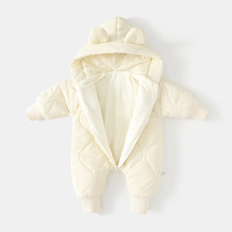 Teddy Puffer Romper | 3 Colours - Image 2