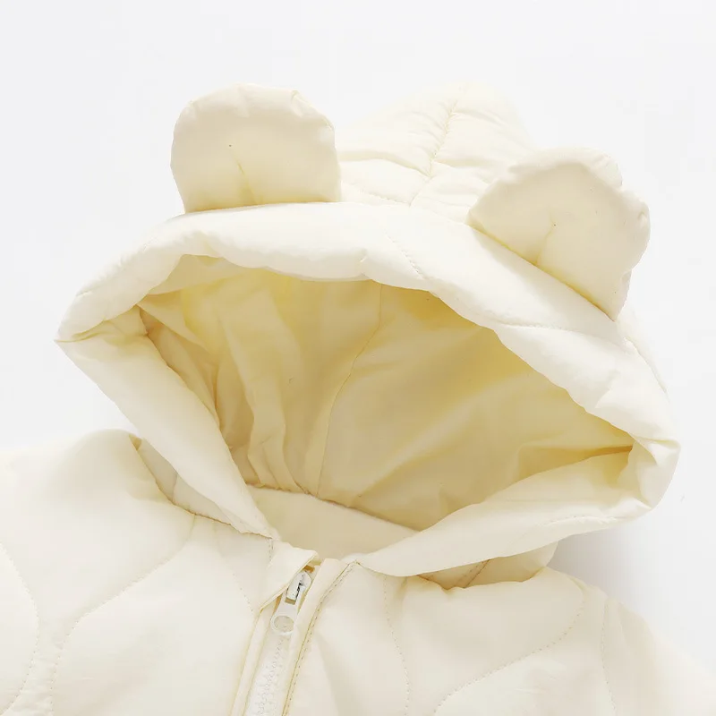 Teddy Puffer Romper | 3 Colours - Image 3