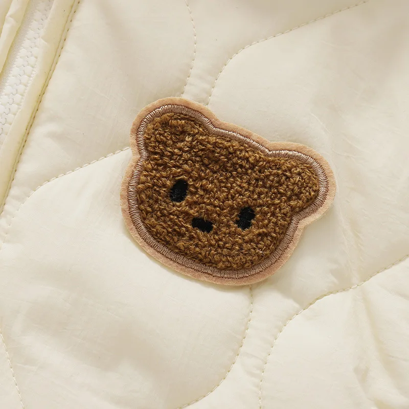 Teddy Puffer Romper | 3 Colours - Image 4