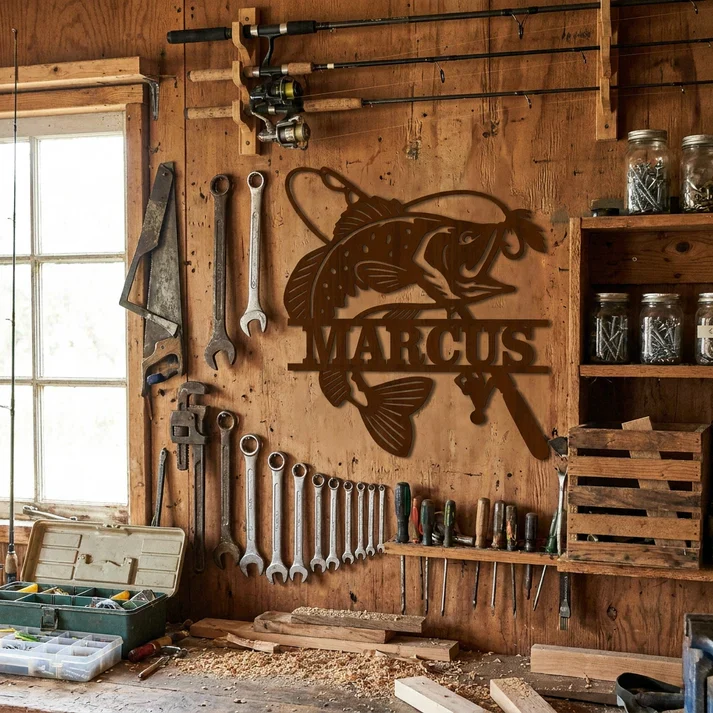 Timber Tinkers - Fishing Name Sign - Image 4