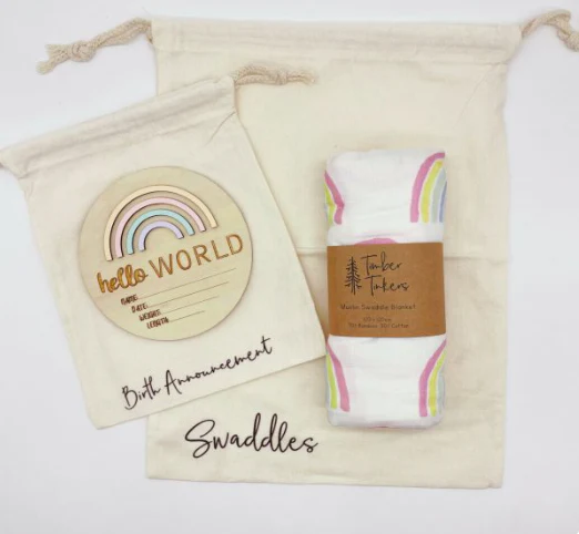 Timber Tinkers - Hospital Bag Organisers + Swaddle Bag - Image 2