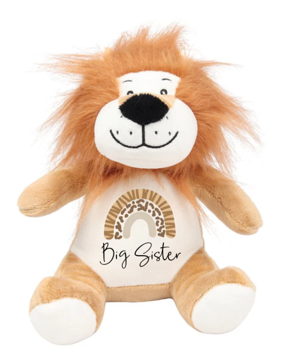 Timber Tinkers - Personalised Lion Plush - Safari Rainbow - Image 6
