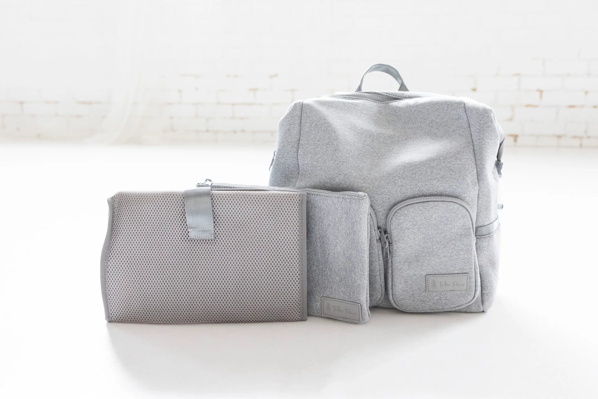 Timber Tinkers - Neoprene Nappy Bag | Grey - Image 3