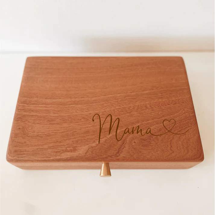 Timber Tinkers - Personalised Wooden Jewellery Box | Heart - Image 3