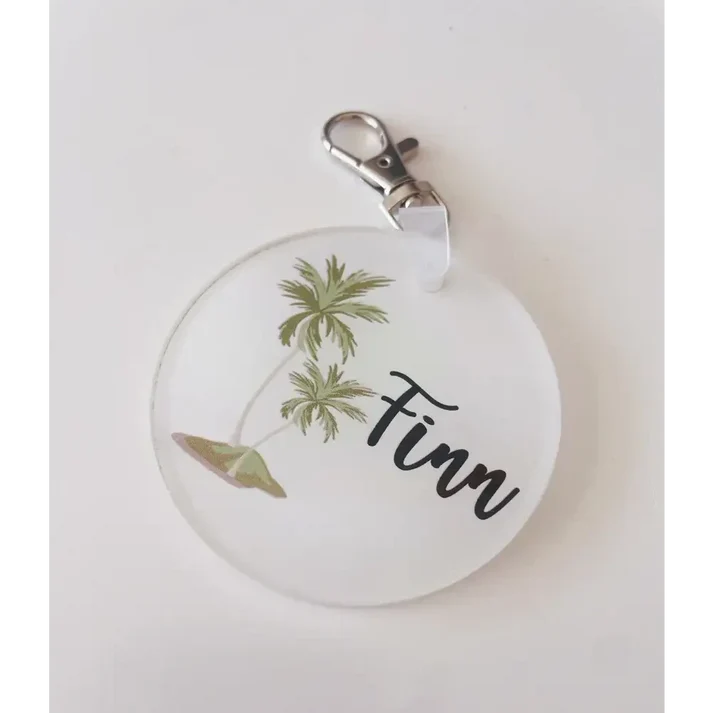 Timber Tinkers - Round Acrylic Bag Tag | Various Designs - Image 3