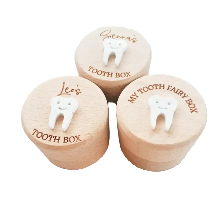 Timber Tinkers - Personalised Tooth Fairy Box | 3D Tooth