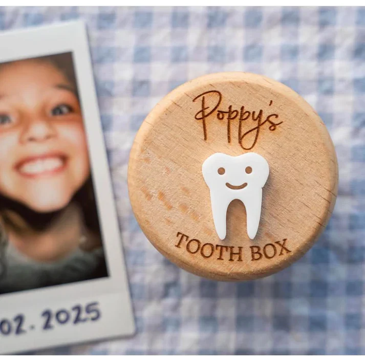 Timber Tinkers - Personalised Tooth Fairy Box | 3D Tooth - Image 3