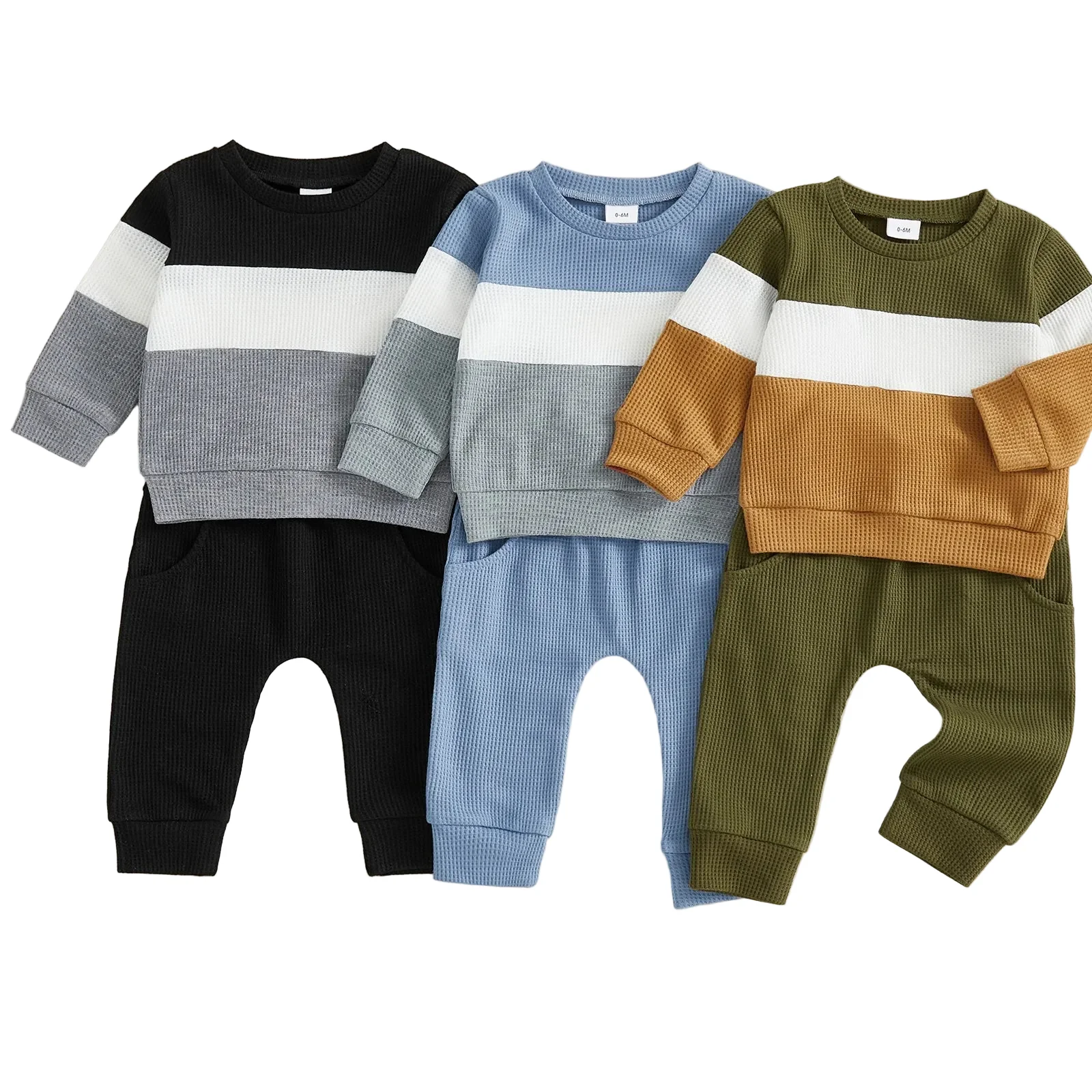 Benji Stripe Set | Green - Image 2