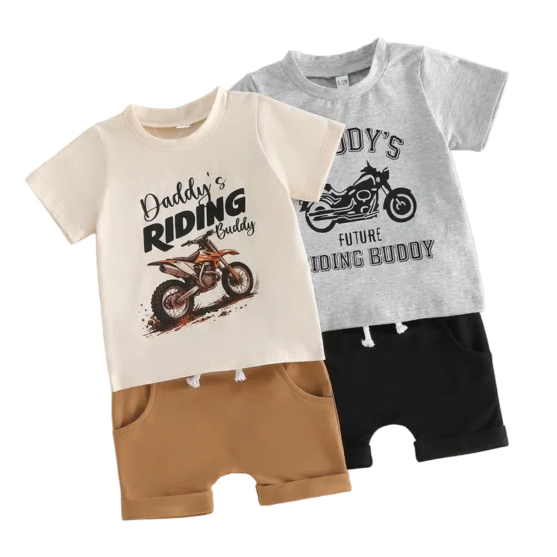 Daddy's Riding Buddy Set | Grey - Image 2