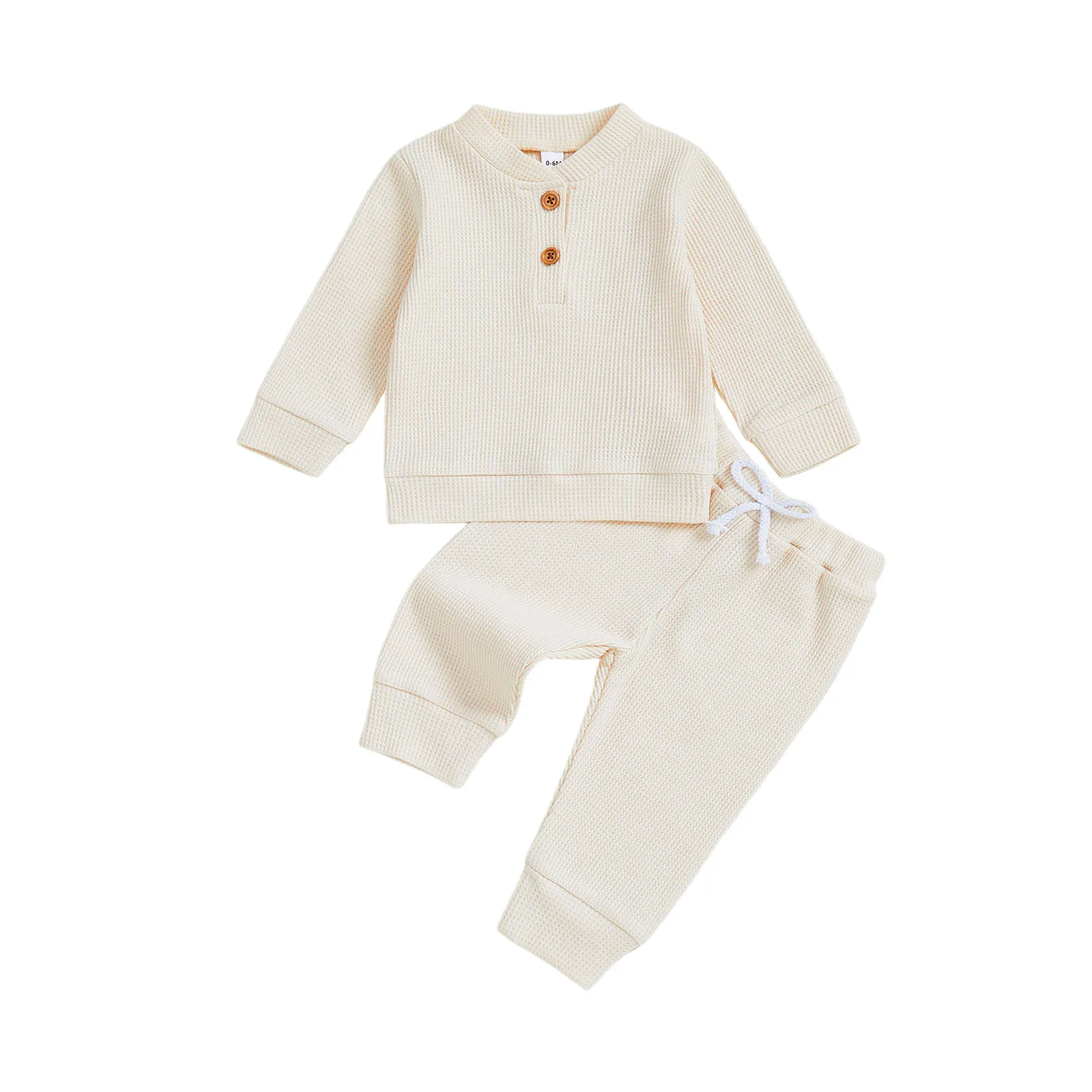 Silas Waffle Set | Cream