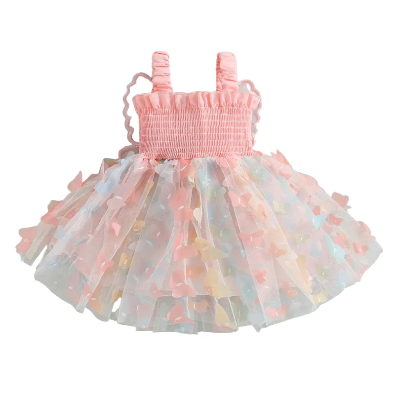 Rainbow Butterfly Party Dress - Image 2