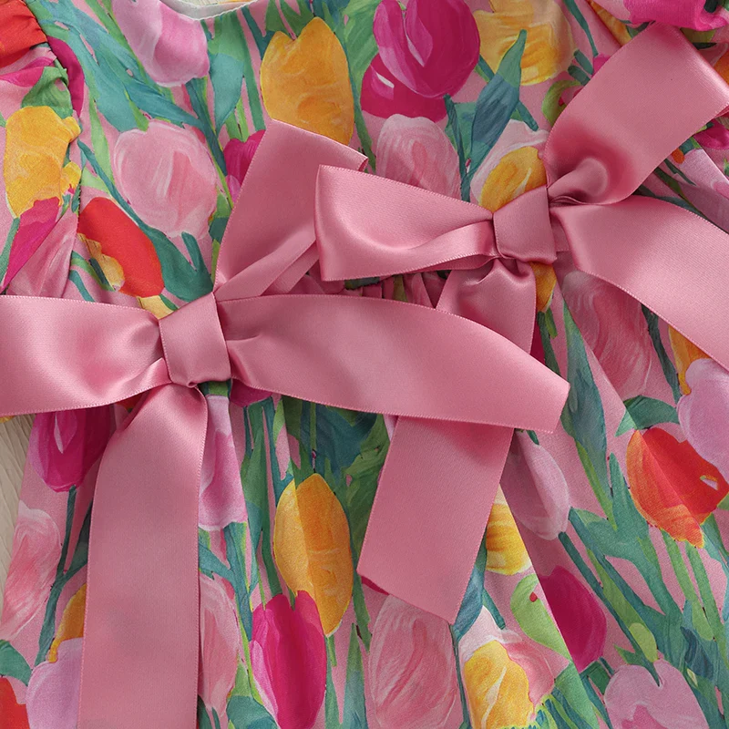 Tulips Bow Dress - Image 5