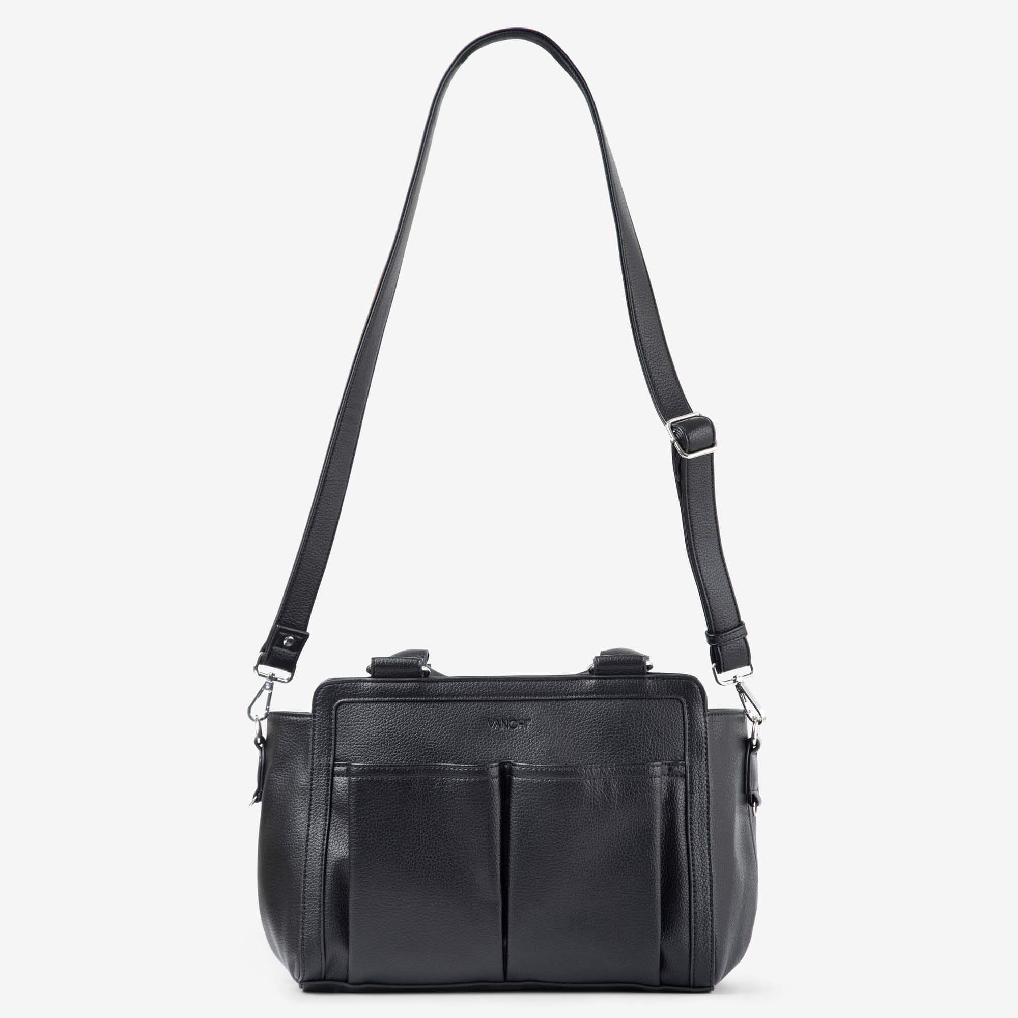 VANCHI - Amelia Convertible Pram Caddy | Black - Image 5