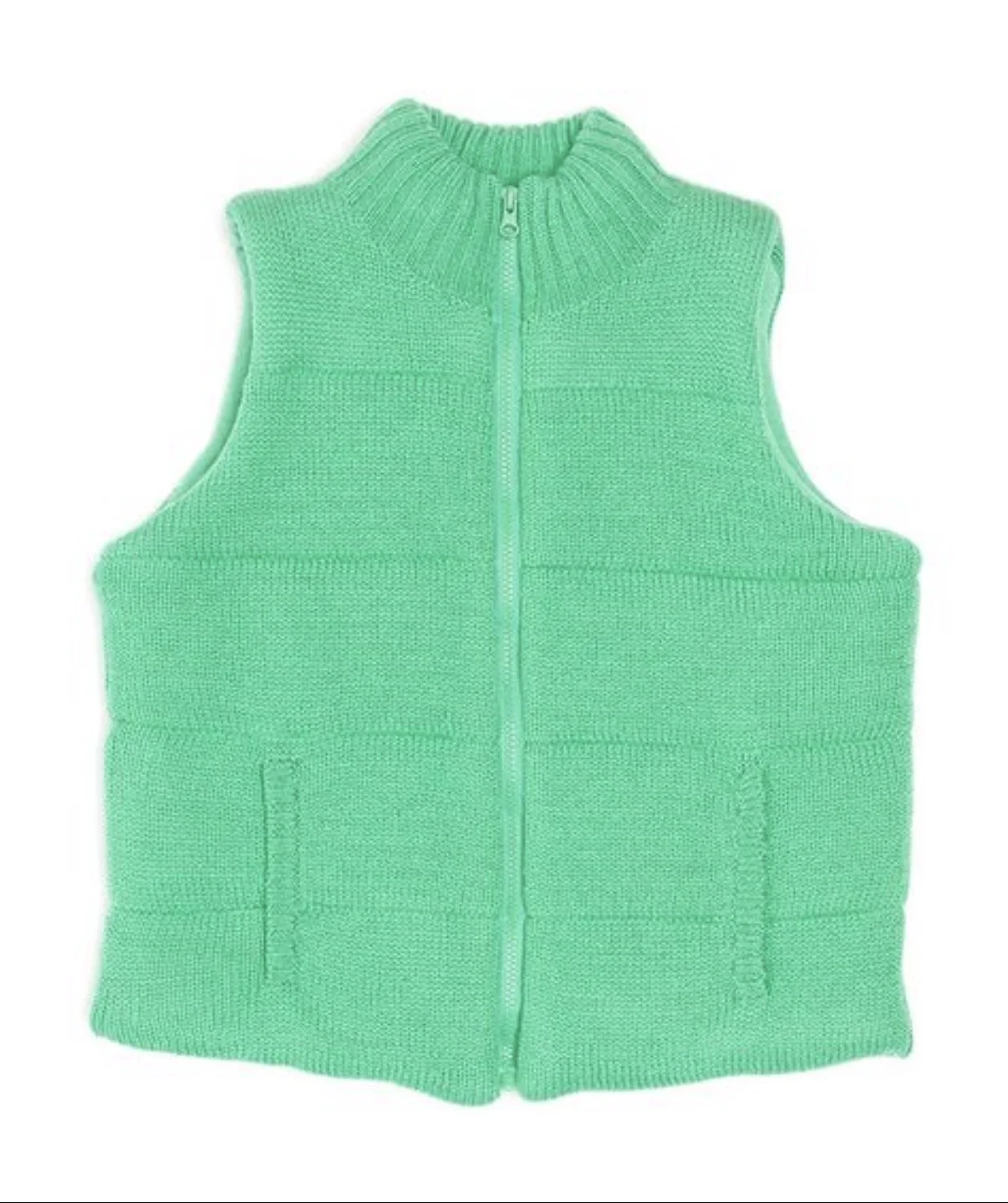 Walandella Designs - Green Knit Vest *CLEARANCE*