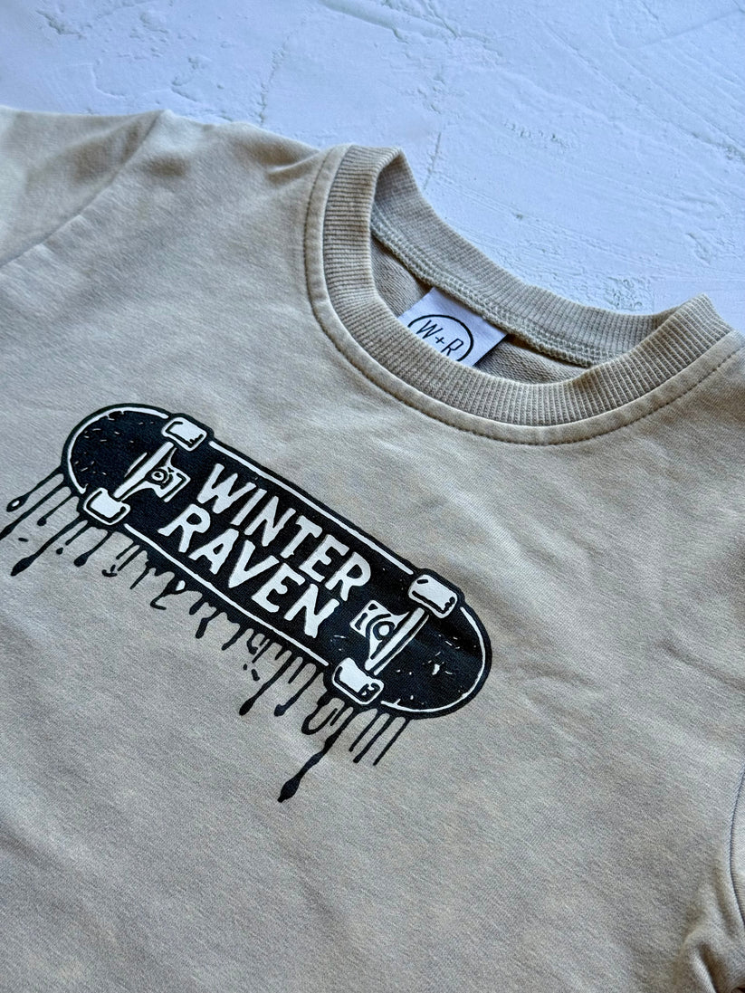 Winter and Raven - Dripped Deck Tee - Image 3