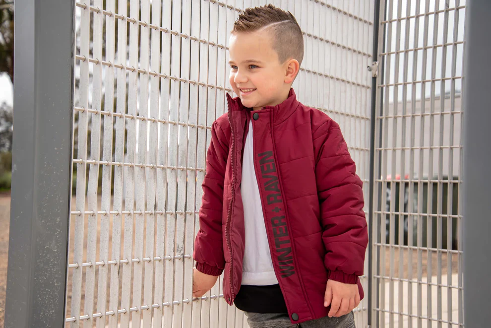 Winter and Raven - Raven Puffer Jacket - Image 3
