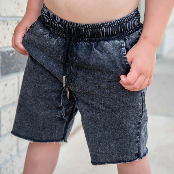 Winter and Raven - Raw Edge Shorts - Image 2